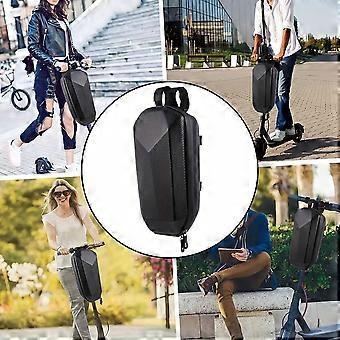 Styrväska för elcyklar, skotrar, trehjulingar, stor framgaffelväska med säker dragkedja, hållbar kompakt förvaring för pendling