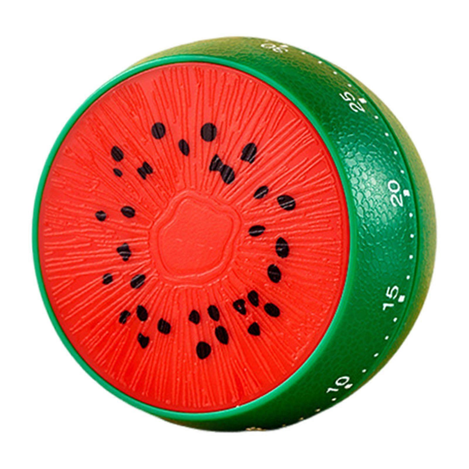 Qinghai Magnetic Timer Lemon Watermelon Kitchen Cooking Timer Fruit Shaped Visual Mechanical Timer Manual Countdown Timer for Classroom Study
