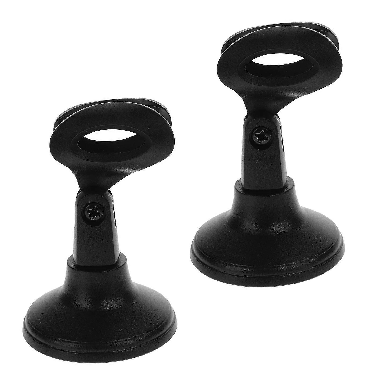 Durable Desktop Mic Stand for Microphone Support 2Pcs Plastic Material