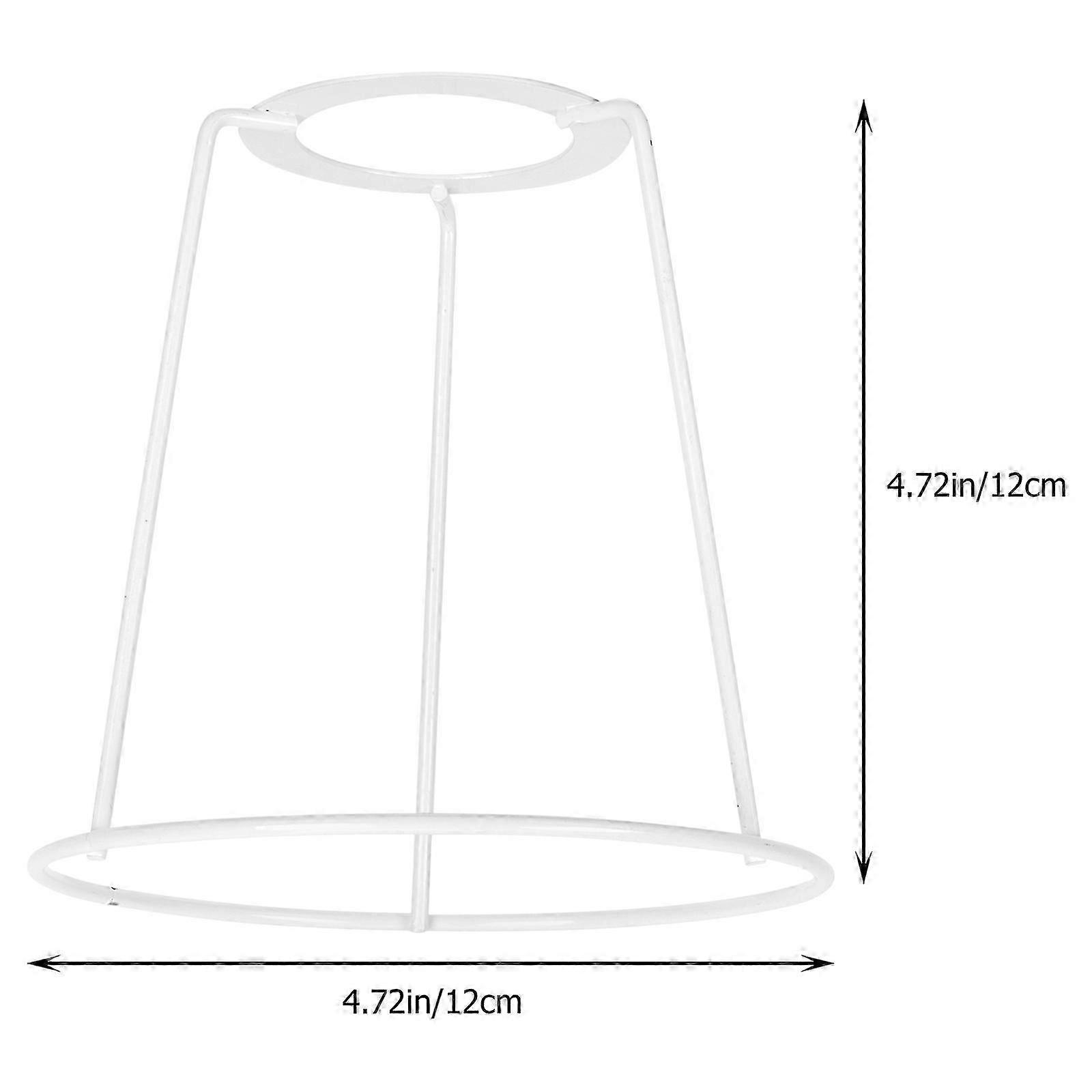 Lampshade Frame Iron Wire Shade Lampshade Light Cage Guard Featuring E27 Socket