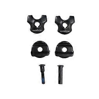 2024 Bike Seatpost Clamp compatible with Carbon Saddle Rails Adapter 7x9mm Bicycle Seatpost Tube Oval / Round Clips Cycling Accessories