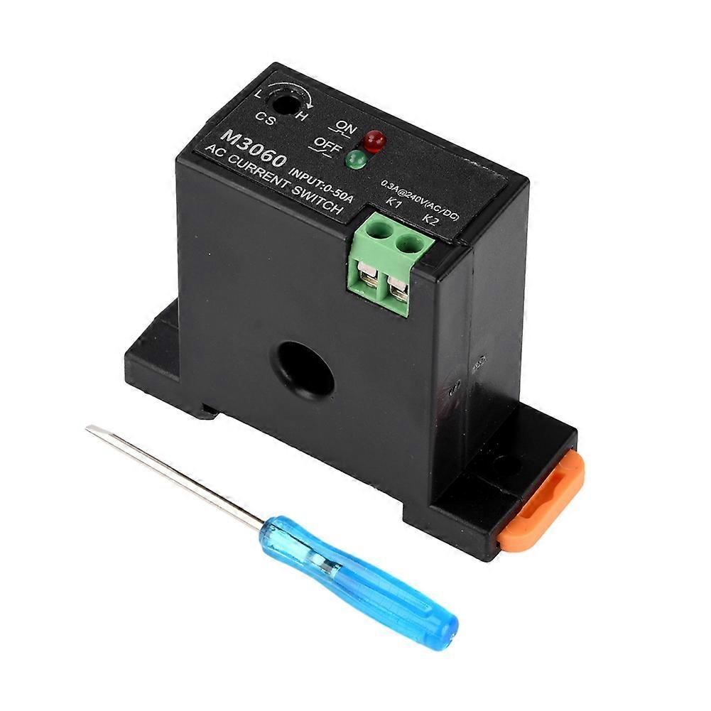 M3060 AC Current Sensing Switch, Adjustable AC Current Sensor Switch,DIN-Rail Mount Current Sensing Switch