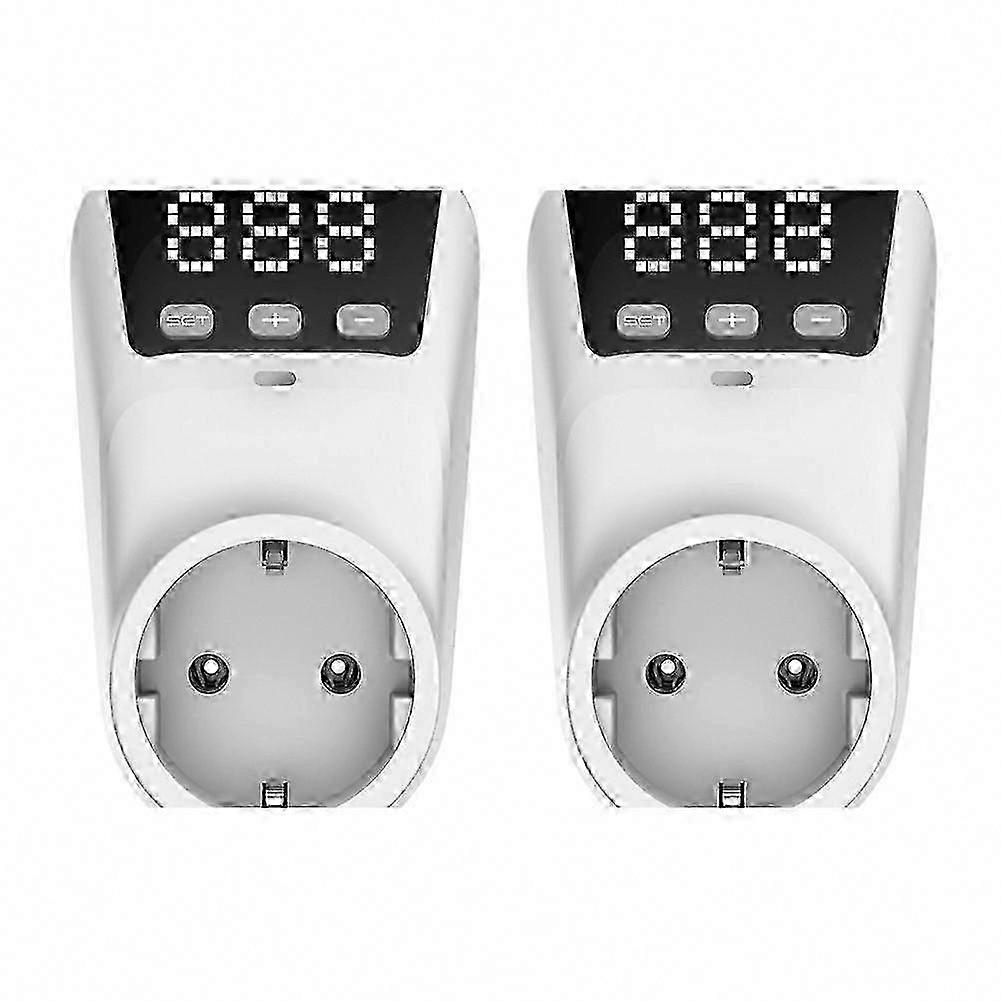 Overvoltage Protection Switch 16A 230V Adjustable Surge Protection for EU Socket Voltage Safe