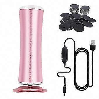 Effective Callus Management Rechargeable Foot File, Adjustable Speed, Plug-In Power Supply