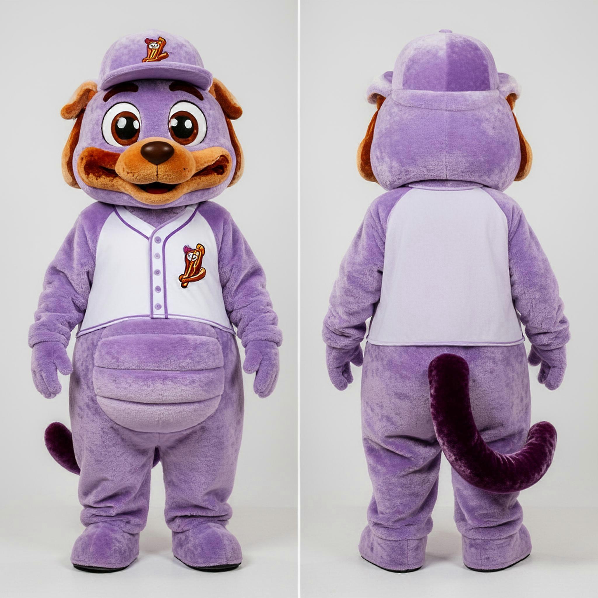 MASTICOT Lavender Plush Currywurst Mascot