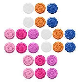 Plateau porte-colle pour fleurs en forme de disque, plateau de colle pour greffe de cils avec 60 pièces pour femmes