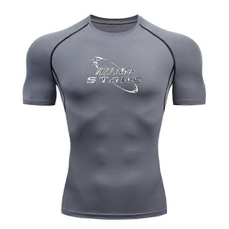 Men's Compression Workout T-Shirt, Comfortable Quick Dry Ath