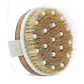Round Exfoliating Body Brush for Cellulite and Lymphatic Drainage