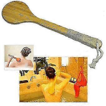 Body Brush Bamboo Bristle Bath Brush With Long Handle For Back Scrubber (type 1)