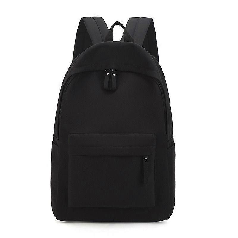 Large-Capacity Solid-Color Backpack
