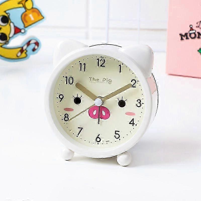 Simple Cute Silent Bedside Alarm Clock for Students