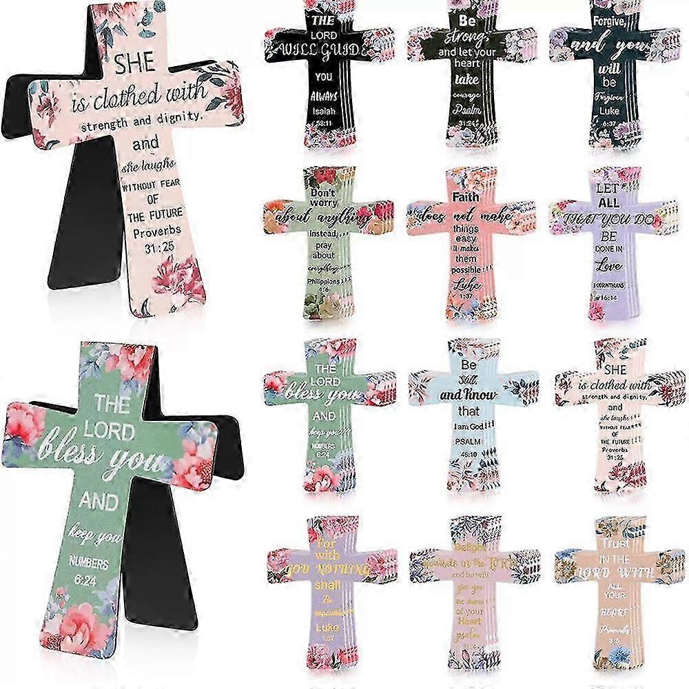 Magnetic Cross Leather Bookmark
