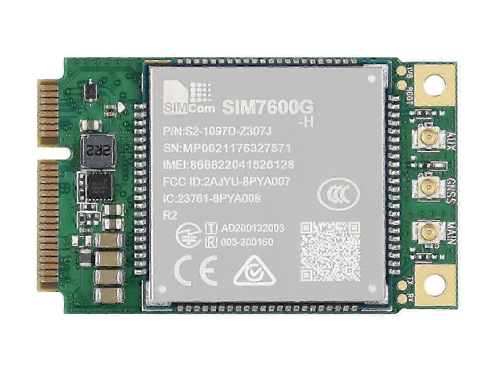 SIM7600G-H-PCIE 4G LTE CAT-4 Module Global Coverage GNSS Support Functionality-A02