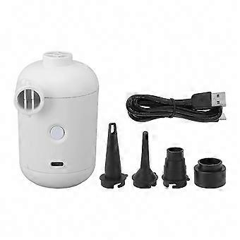 Quick Inflate & Deflate Portable Air Pump, Rechargeable Battery Pump for Inflatable Airbeds, Toys, Camping & Travel