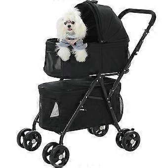 Haustier-Buggy – Hundeanhänger – Hunde-Buggy – Klappbar.