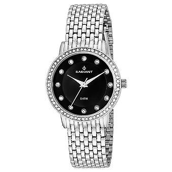 Stralende nieuwe Miss Quartz analoge vrouw horloge met RA320202 roestvrijstalen armband