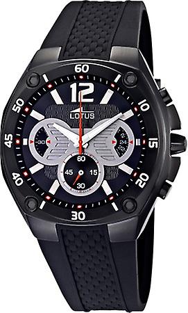 Lotus Khrono Quartz Analog Man Watch with L10113/1 Rubber Bracelet