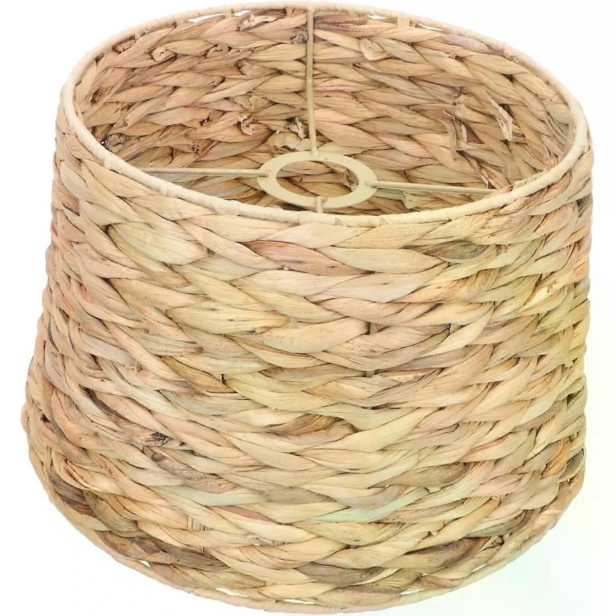 Weaving Lampshade Lamp Accessory Retro Iron Frame