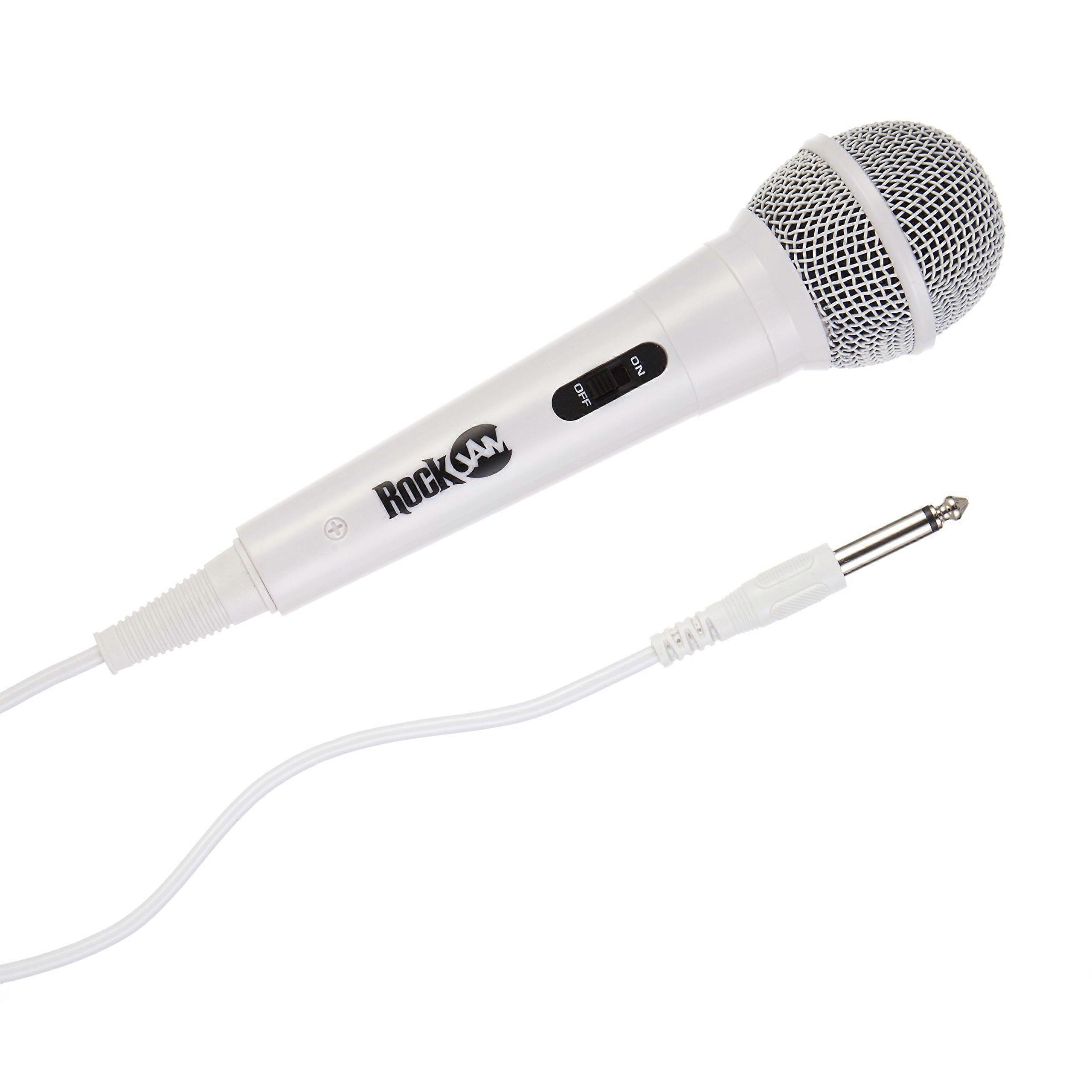 Karaoke microfoon bedrade unidirectionele dynamische microfoon met drie meter snoer - wit