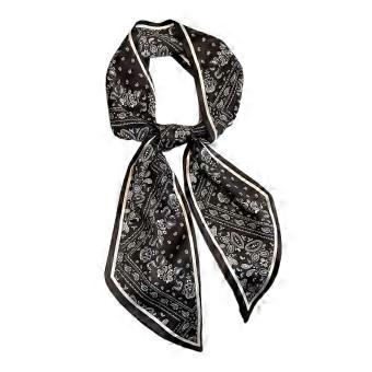 Long Neckerchief Skinny Hair Bands Women Silk Scarfs Fashion Headbands Bag Scarves Print Hairband Neck Scarf For Ladies 14x147cm