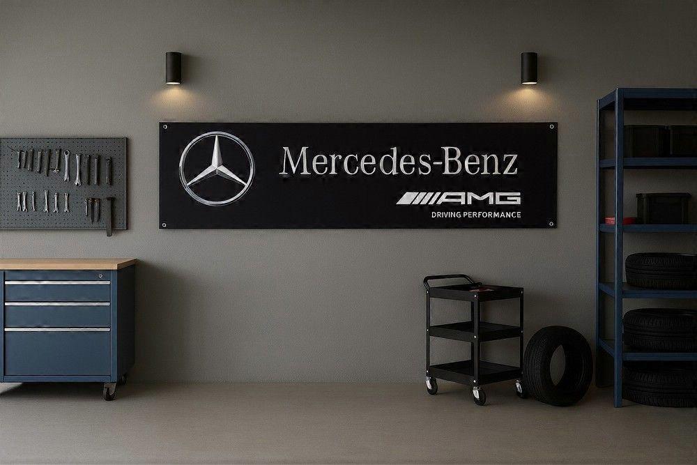 Three Point Star AMG Banner HF0478