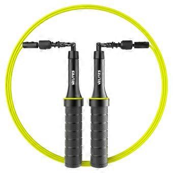 springtouw van vliegtuigaluminium, geavanceerd systeem met kogellagers en 4 mm touw, met gewichten individueel aanpasbaar, inclusief trainingsapp