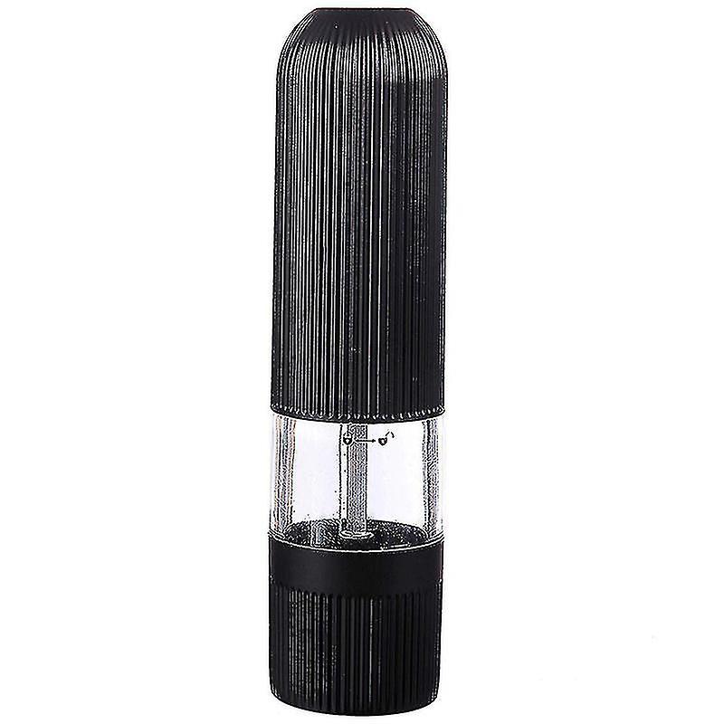 Kitchen Electric Pepper Grinder Battery Powered Salt Or Pepper Automatic Grinder With Led Light