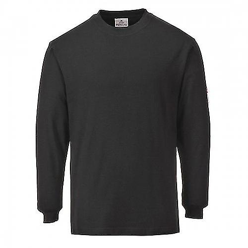 Portwest Mens Flame Resistant Anti-Static Long-Sleeved T-Shirt
