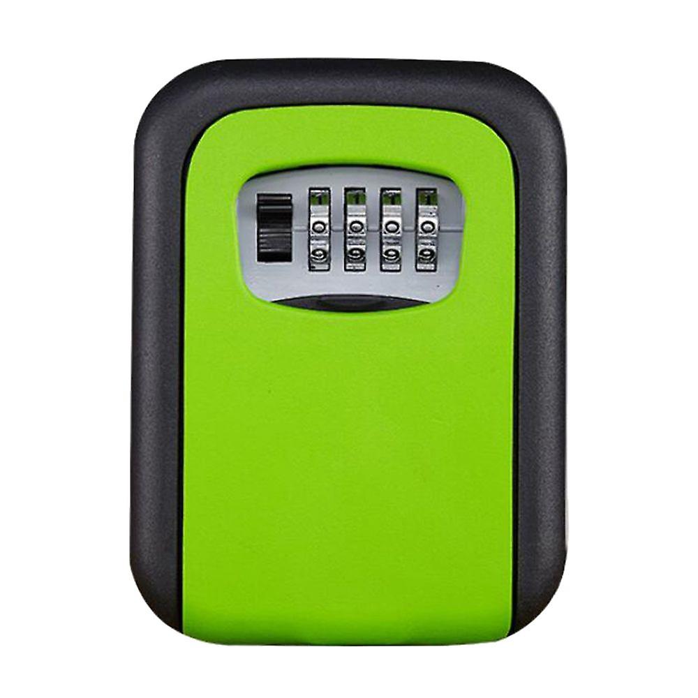 Outdoor Wall Mounted Safe Key Box With Lock And Waterproof Green
