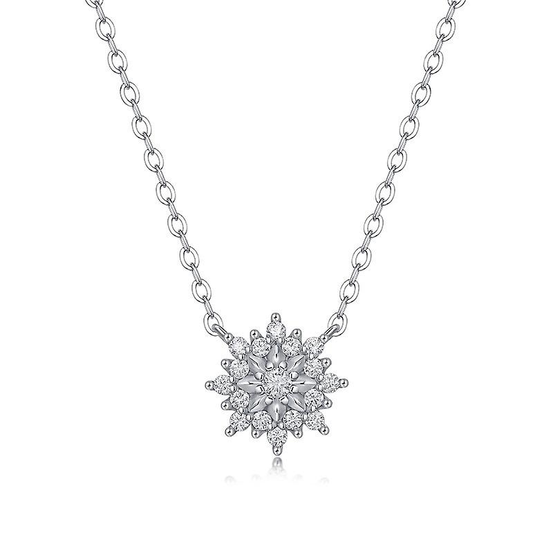 Silver Moissanite Women's Necklace