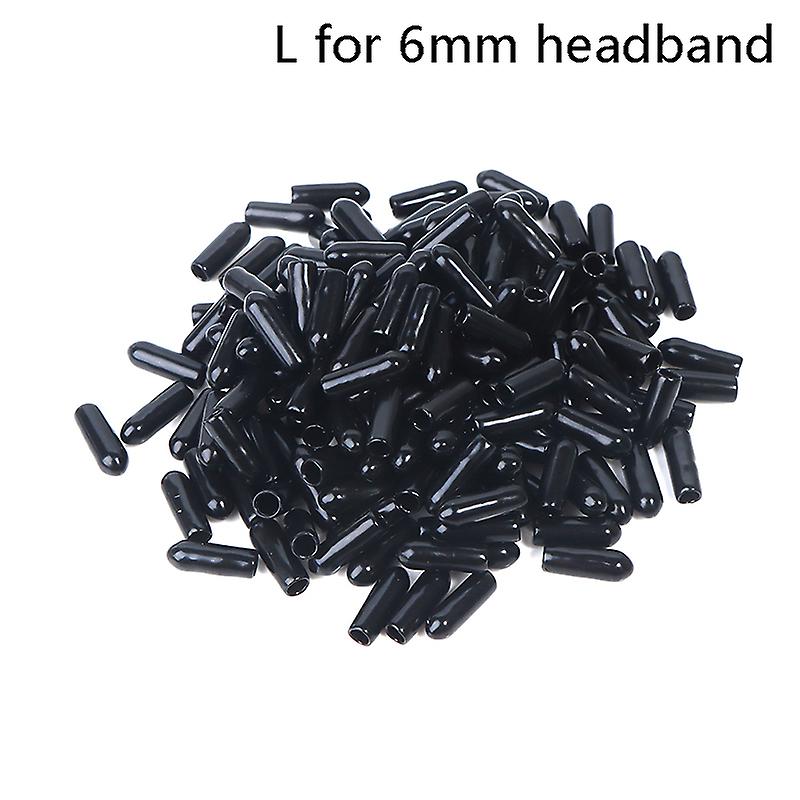 200pcs Rubber Round End Cap Cover For Pipe Screw Thread Protector Push-fit Caps