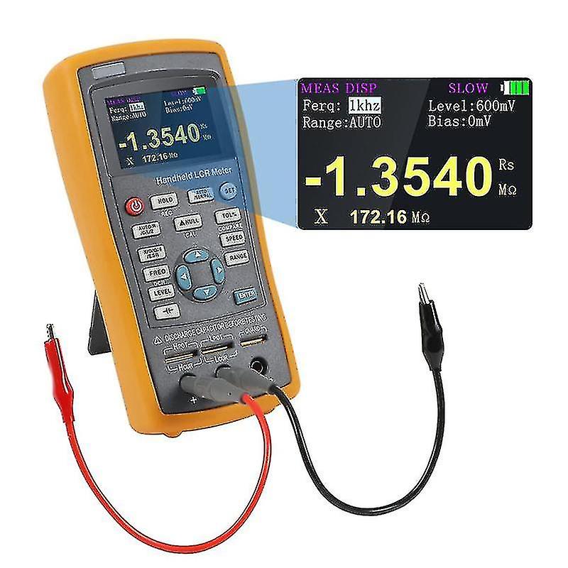 Precisione del misuratore Lcr Misuratore di capacità portatile 0,3% con display LCD Tft da 2,8 pollici Misuratore di induttanza Op