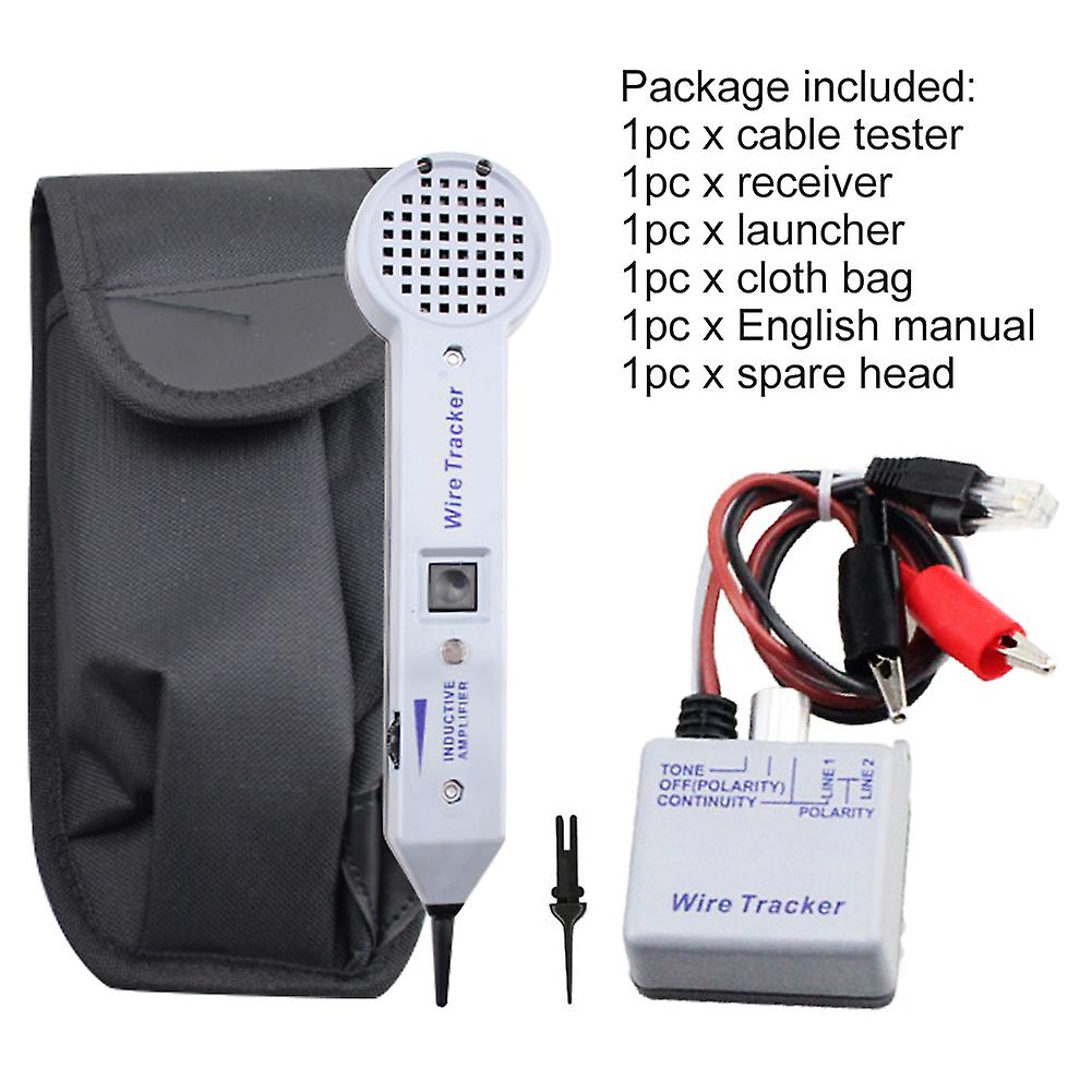 200ep Tone Generator Kit Adjustable Volume Cable Tester Home Inductive Amplifier Practical Wire Tracker Tracers High Accuracy