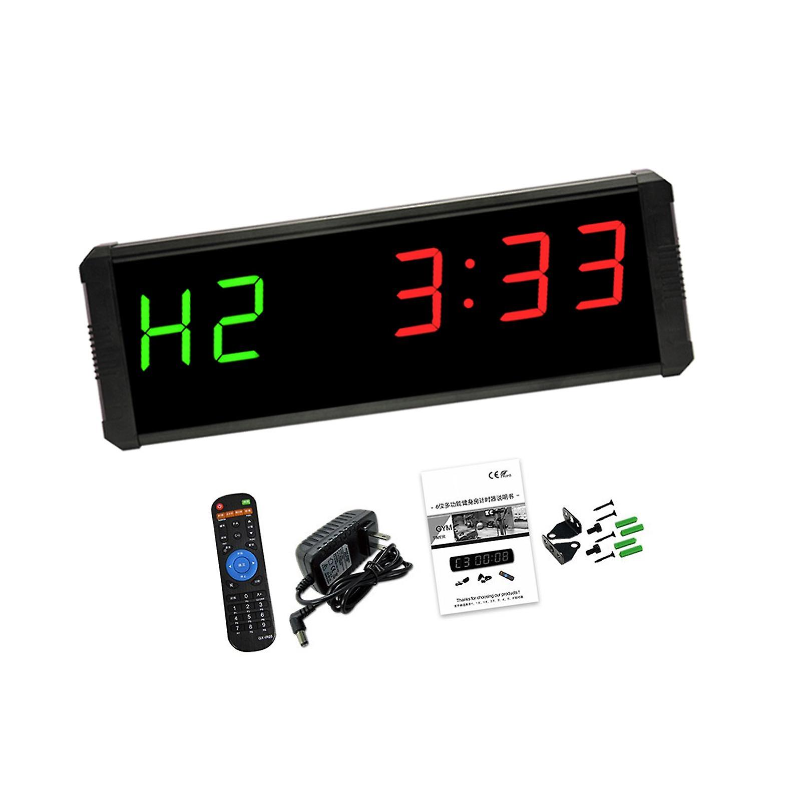 Gym Timer Boxing Fitness Timer Count Down Up Accessories Stopwatch Timer Blue Red