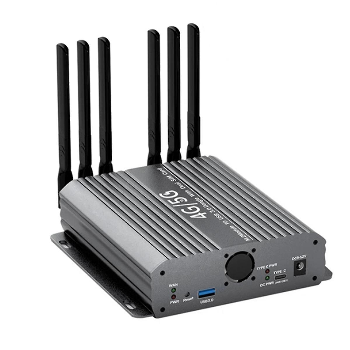 NGFF M.2 zu USB 3.0 Adapter Wireless Card Riser Dual Cooling Lüfter SIM-Kartensteckplatz für SIM / Micro-SIM / N