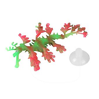 Silicone Luminous Bionic Sea Dragon Landscape Decoration for Fish Tank Aquarium