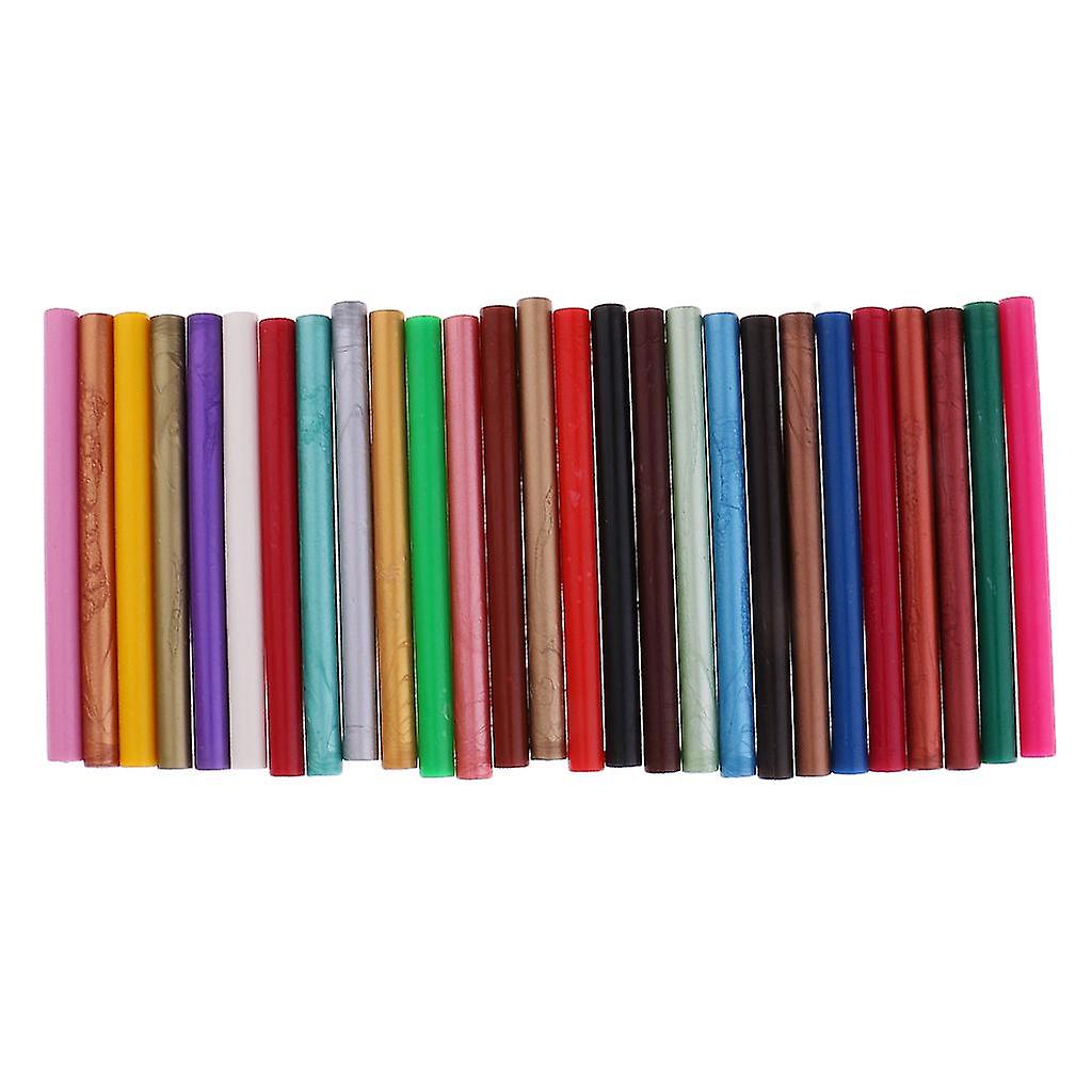 10 pièces multicolores ronds bâtonnets de cire à cacheter pour lettre d’invitation de mariage