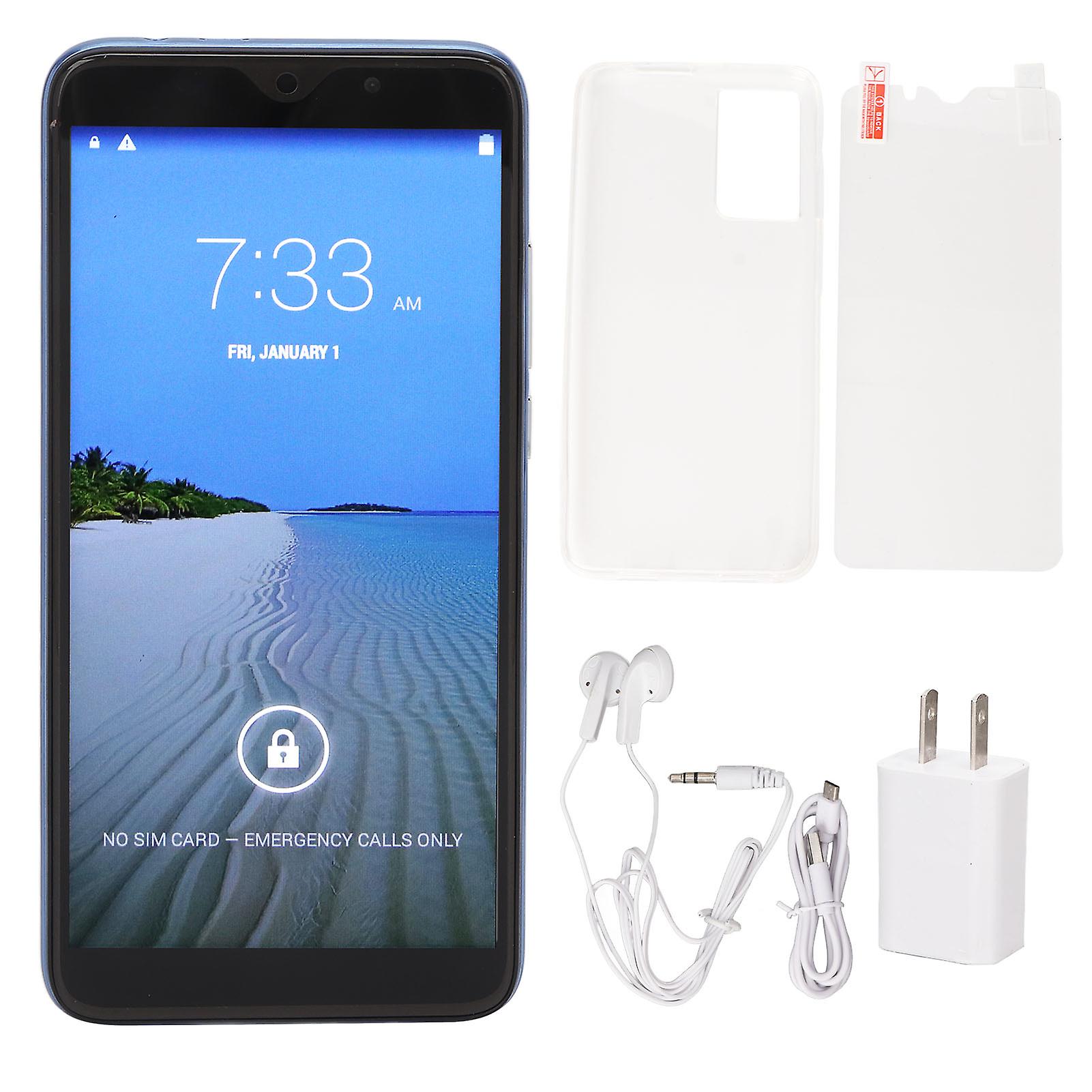 5.72" HD Android 11 Smartphone, Octa Core, 4800mAh, Dual SIM, 2GB RAM, 16GB ROM, Blue