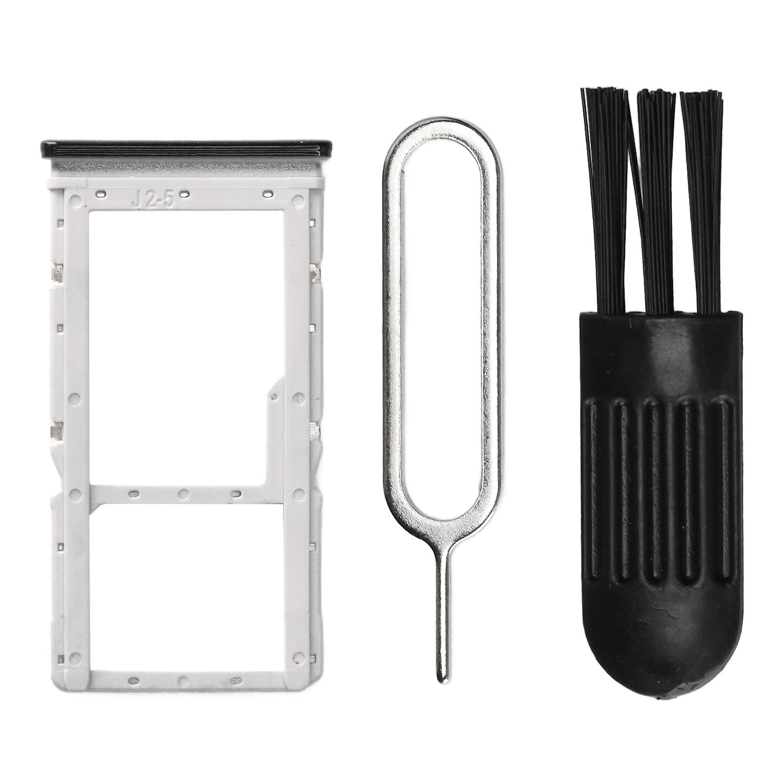 Black Sim Card Tray Set for Redmi Note 8 Pro - Durable, Easy Install, Includes Eject Pin