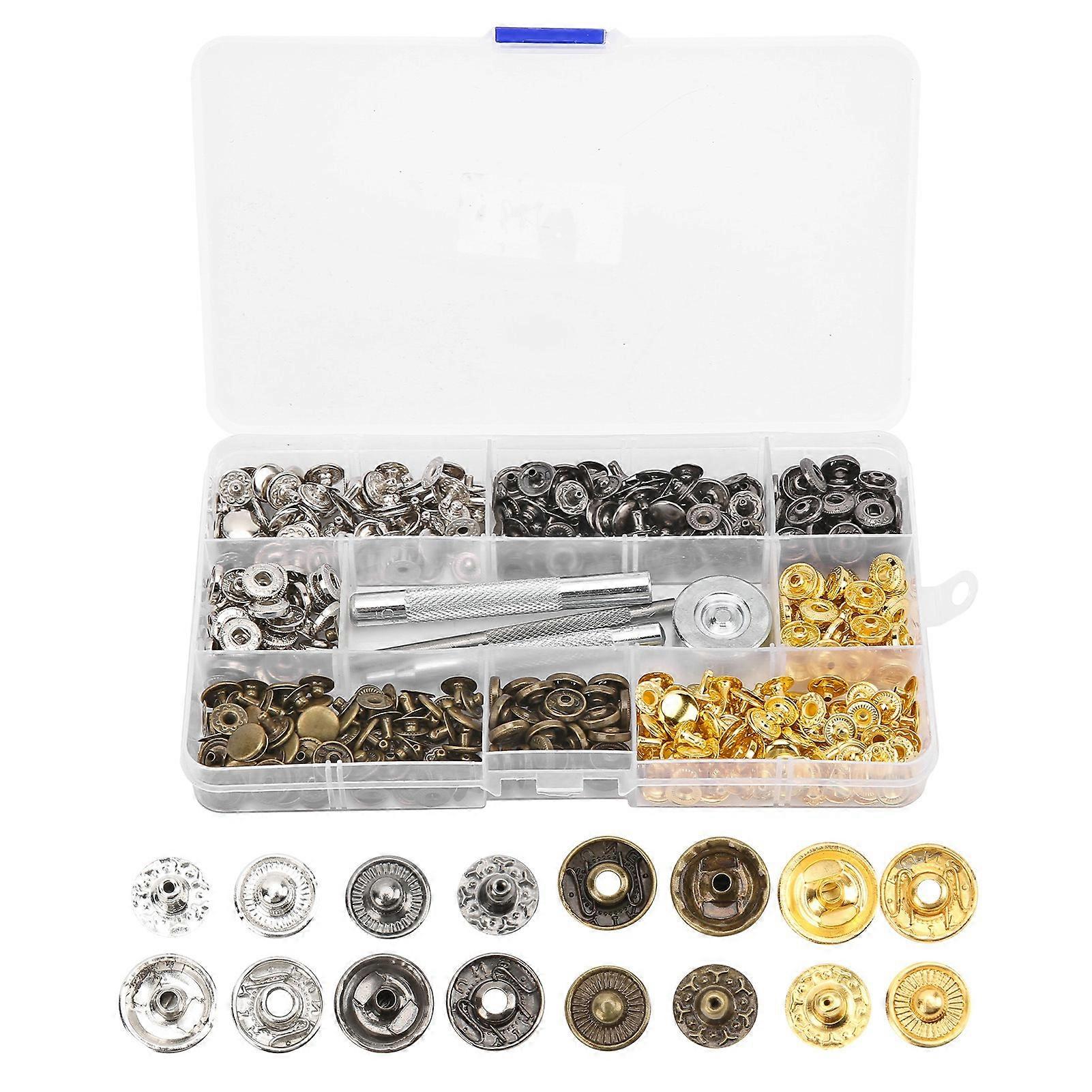 Sewing Buttons Practical Lightweight Iron Snaps Replaceable Clothes Decoration for Tailor