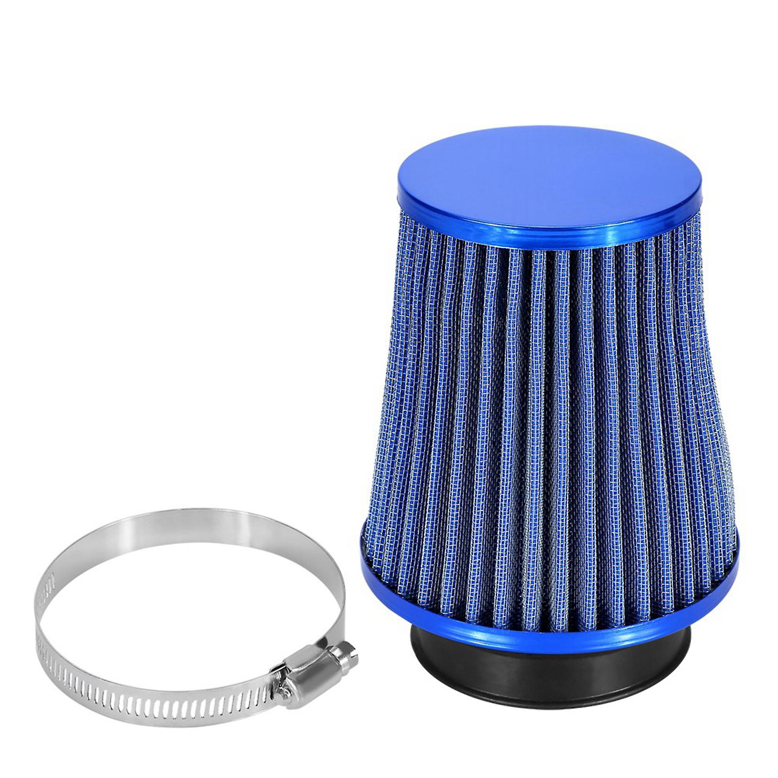 High Flow Cold Air Intake Kit for Car, High Power Mesh Cone Blue