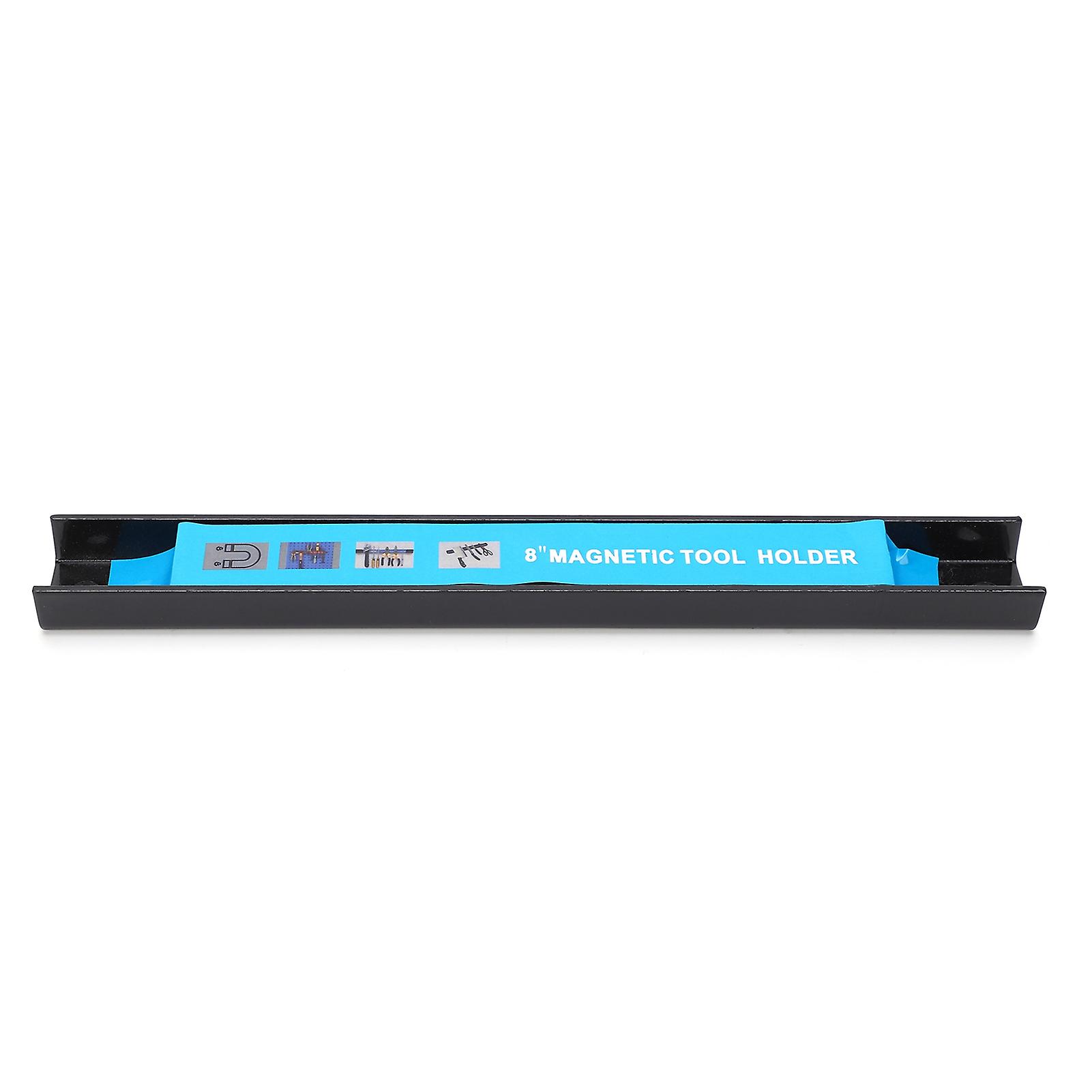 Qukaim Magnetic Tool Storage Rail Magnetic Tool Holder, 200 x 24mm Hardware Utensil Organizer, Magnetic Storage Strip for Tools and Accessories,