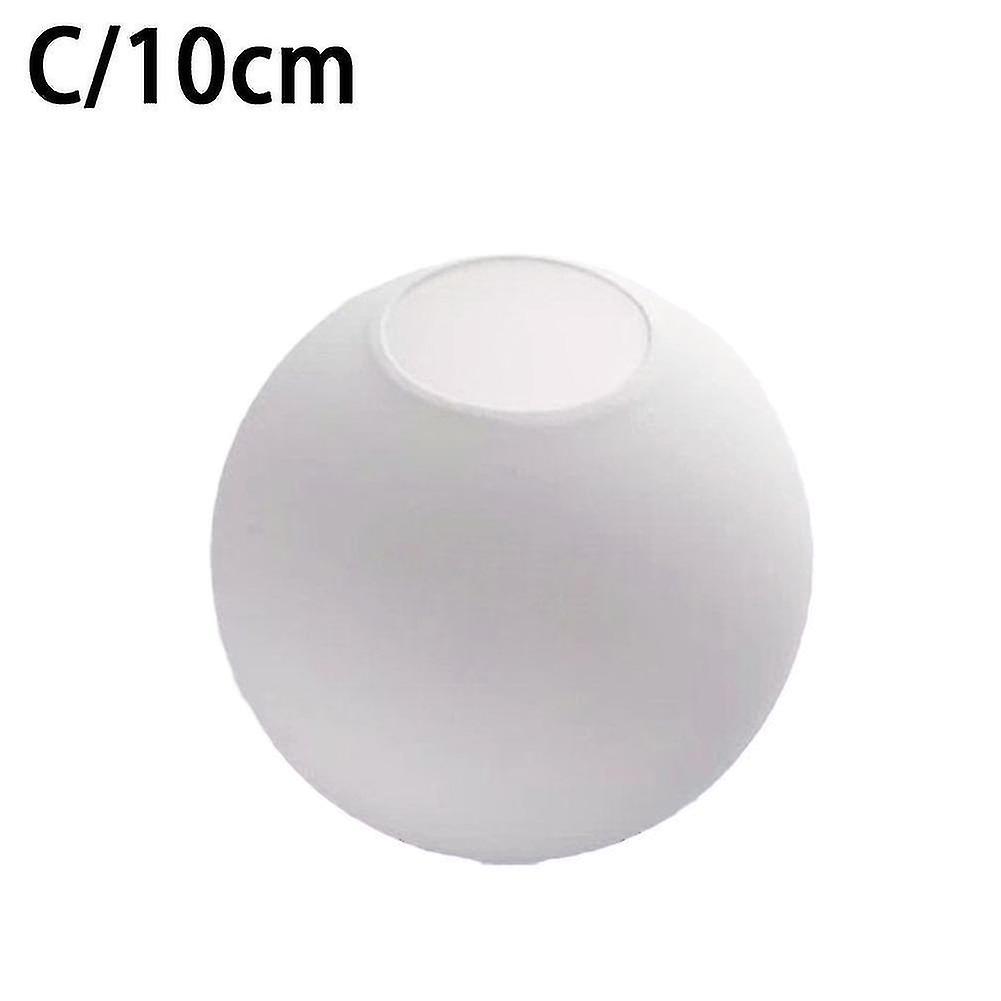 Mattweißer Globusglas-Lampenschirm Ersatz Runde Lichtabdeckung Fix