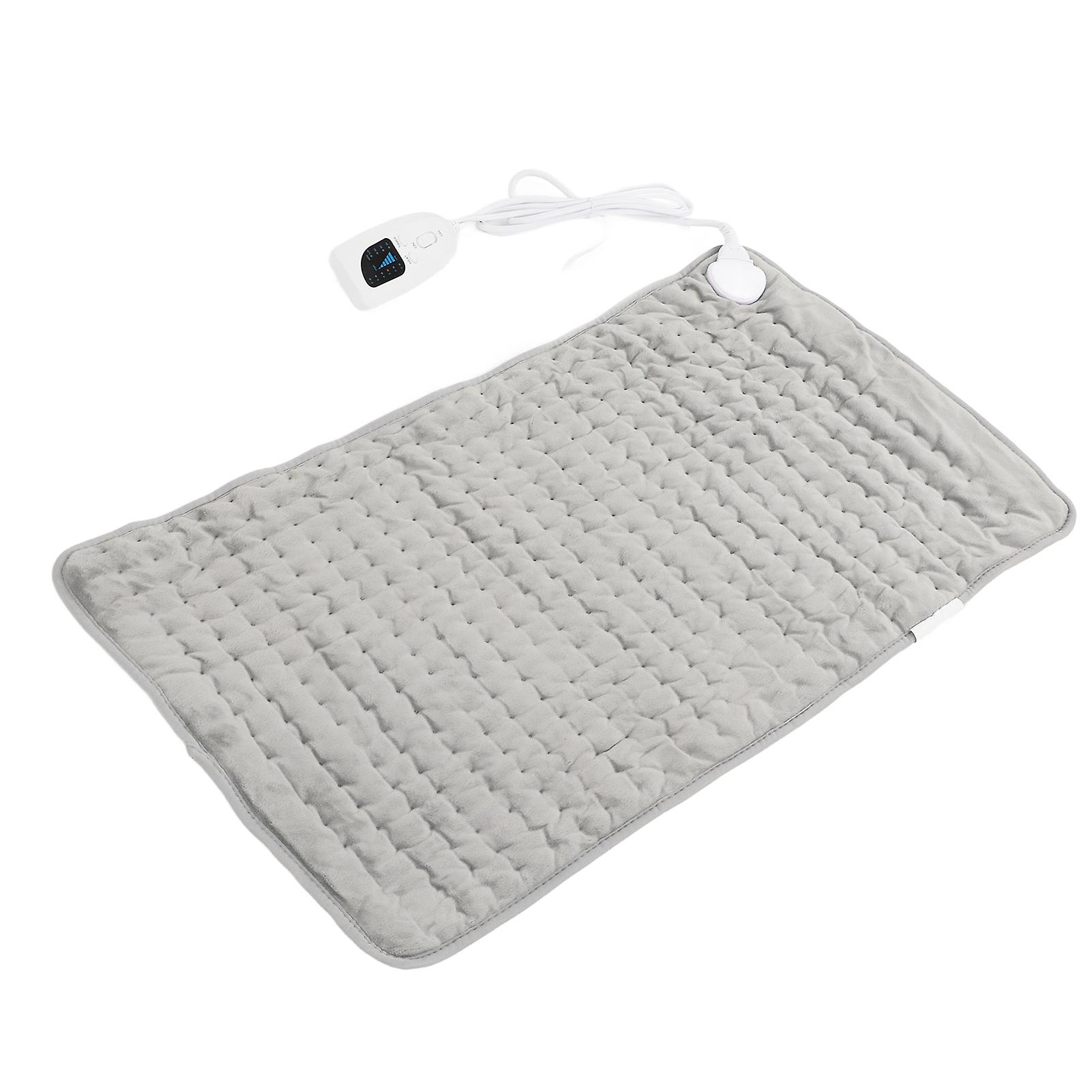 Electric Heating Pad Wet Compress Rapid Balanced Heating Large Heating Pad with 6 Level Temperature Adjustment for Office EU Plug 220V