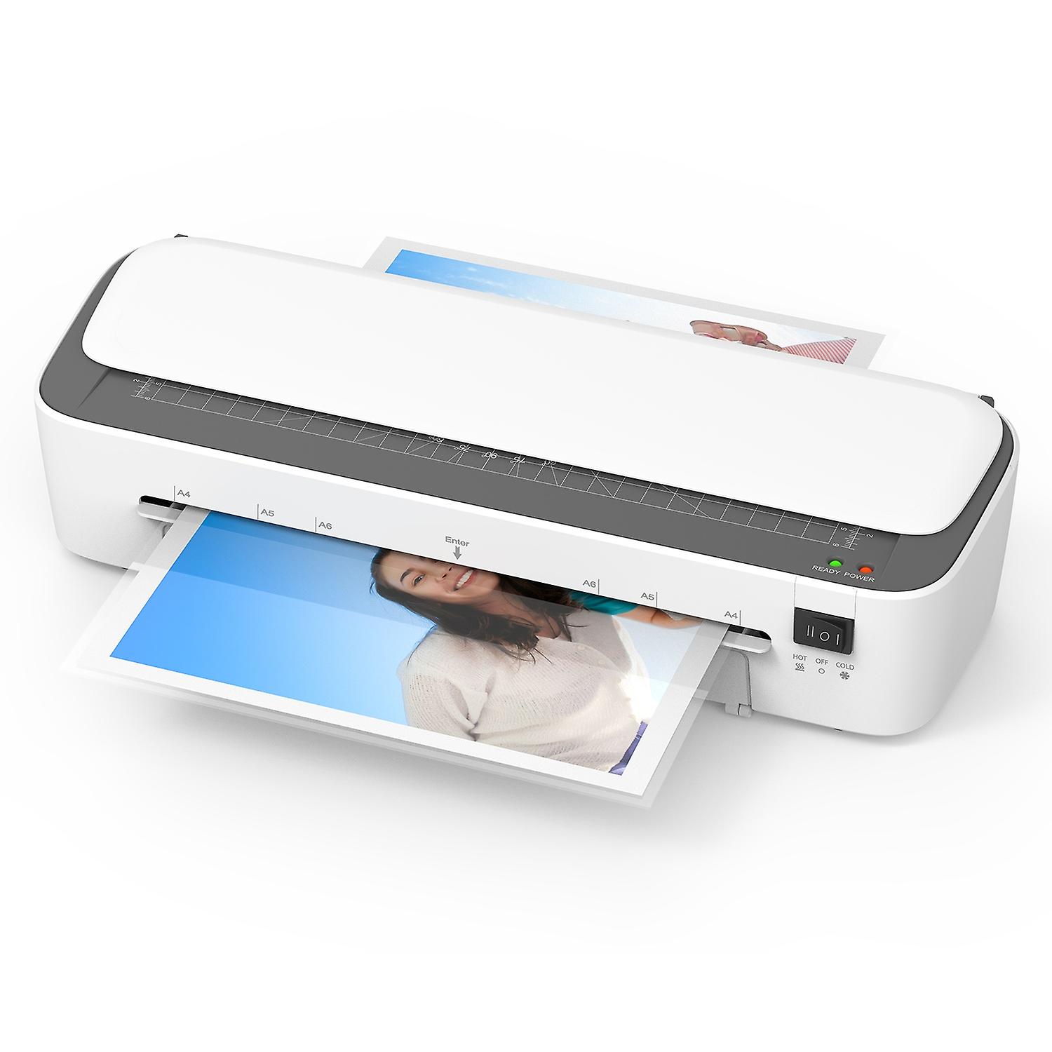 BISOFICE A4 Laminating Machine 9 inches Thermal Laminator Machine Desktop 6IN1 Multifunctional Hot a