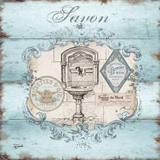 Rustic French Bath I Poster