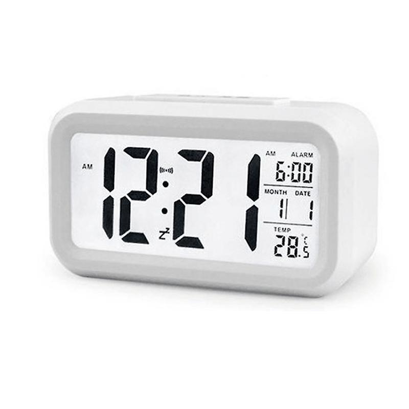 Digital LCD Alarm Clock with Calendar Thermometer SMTX