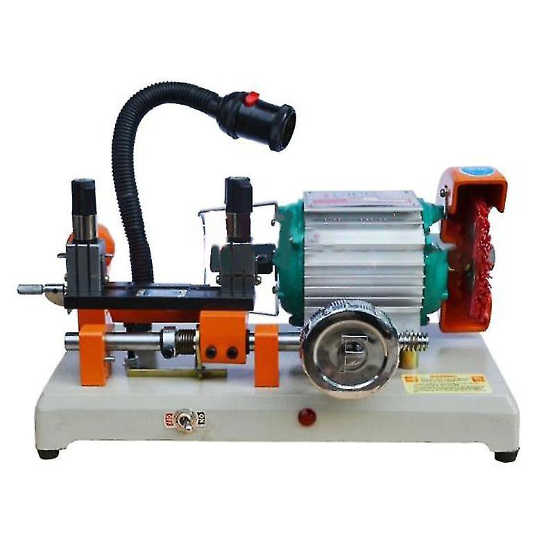 220V Horizontal Key Copy Duplicate Cutting Machine Multi-function Rh-2as Horizontal Locksmith Tools With Brush Lengthen Clamp
