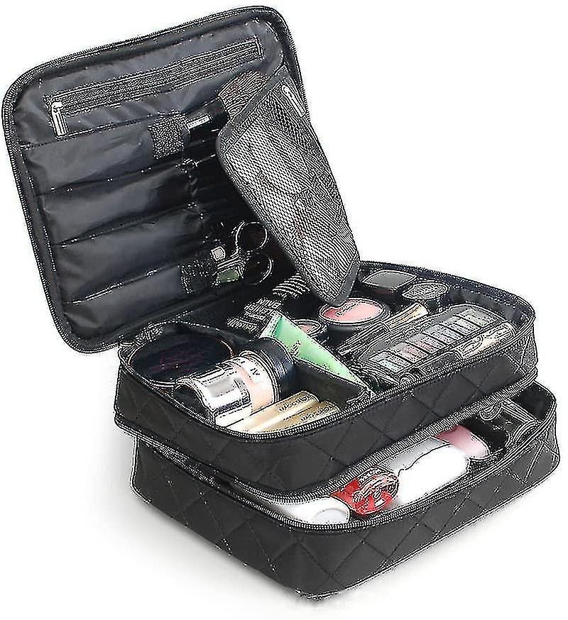 2-in-1 travel cosmetic bag storage bag handbag with compartments