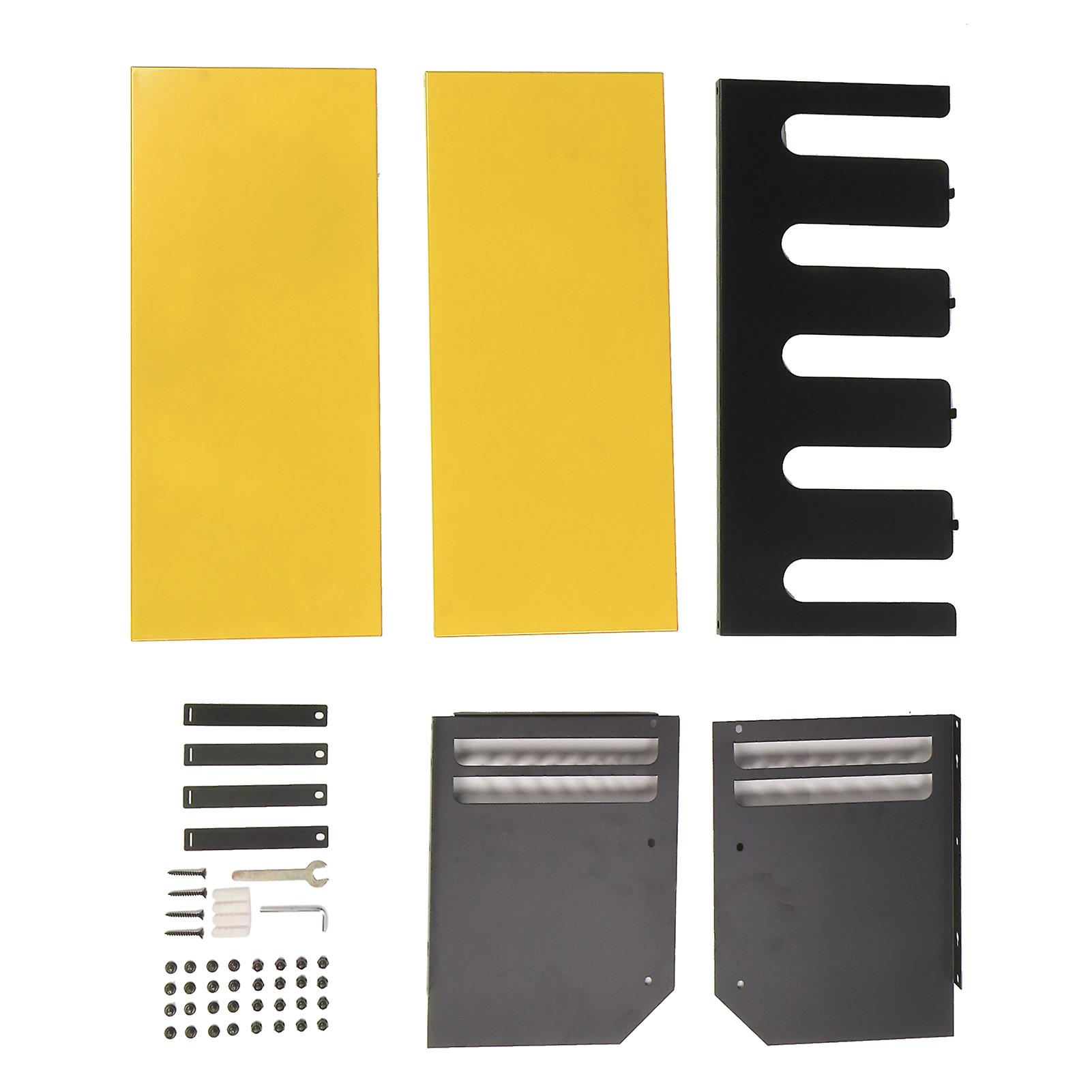 Power Tool Organizer 4 Slots Iron Structure Multifunctional Compact Drill Holder Wall Mount for Workshop Warehouse